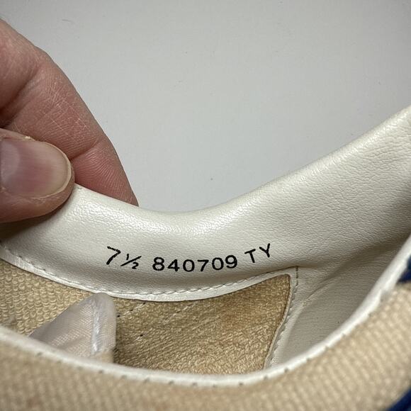 Vintage Nike Shoes Mens Size 7.5 White Blue Waffle Canvas Made In Korea 70s 80s main image 13